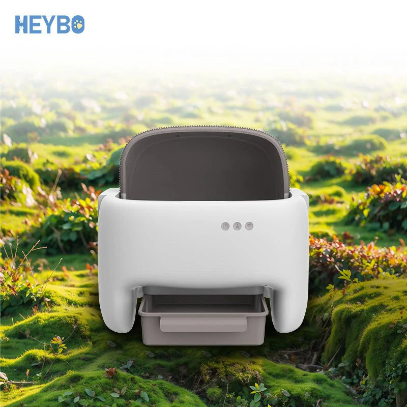 HEYBO Self Cleaning Litter Box Automatic Cat Litter Box with Safety Protection
