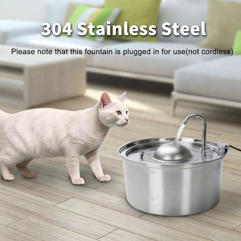 HEYBO Cat Fountain for Drinking Pet Water Fountain