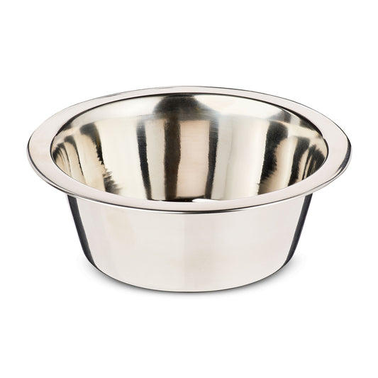 Stainless Steel Paw & Beads Imprint Dog Bowl Small