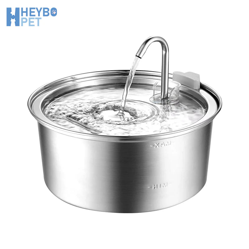 Cat Water Fountain Stainless Steel: 3.2L Cat Fountain for Drinking